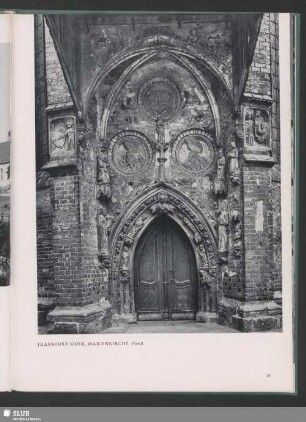 Frankfurt/Oder, Marienkirche. Portal