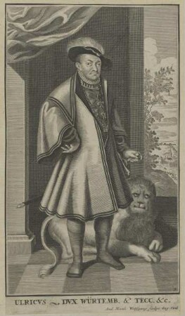 Bildnis von Herzog Ulrich von Würtemberg und Teck