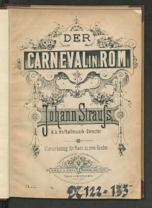 Der Carneval in Rom