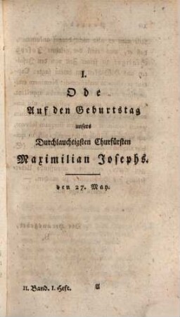Argus : eine Zeitschrift für Franken und die angrenzenden Länder. 3, [3] = 2,1. 1803