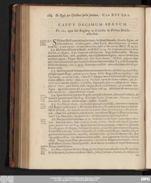Caput Decimum Sextum. De iis, quae sub Regibus in Ecclesia & Politia Israëlis acta sunt.