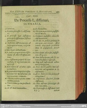 Cap. XXXI. De Processu L. diffamari
