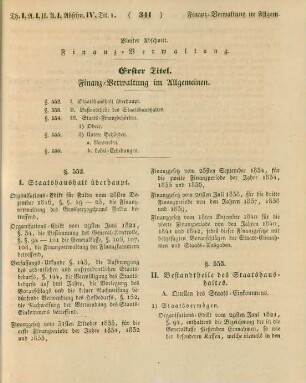Vierter Abschnitt. Finanz-Verwaltung
