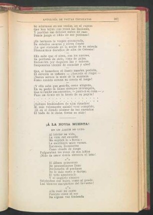 ¡Á la novia muerta! : En un álbum de luto.