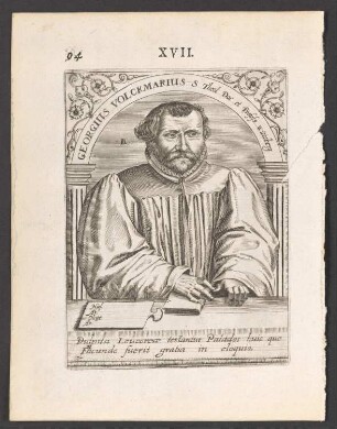 Porträt Johann Georg Volckmar (1567-1596)