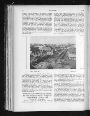 Moderne Eisenbetongründungen auf der Internationalen Baufach-Ausstellung Leipzig 1913