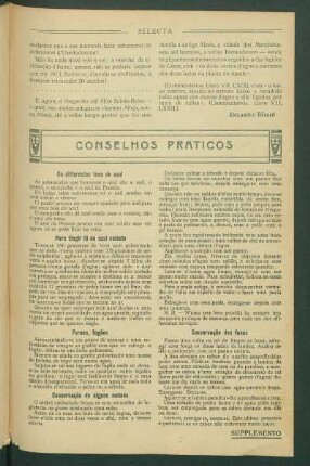 Conselhos práticos
