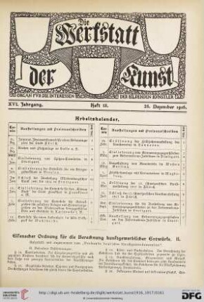 Arbeitskalender