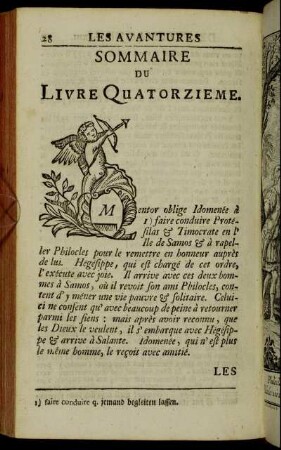 Sommaire du Livre quatorzieme. Livre quatorzieme.