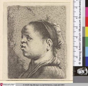 [Kopf einer maurischen Frau; Head of an moorish woman]