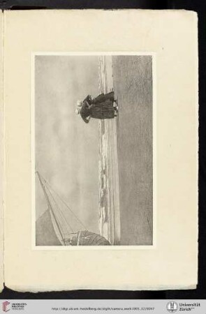 [Alfred Stieglitz, IX. Gossip—Katwyk (1894), halftone reproduction from carbon print]