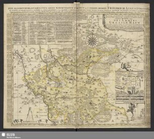 Accurate Geographische Delineation Der In Dem Meisnischen Creisse Des Churfürstenthums Sachsen Liegenden Dioceses Oder Des Ammtes Grossen Hayn : Sammt Ihren Staedten Flecken Und Dorffschaften
