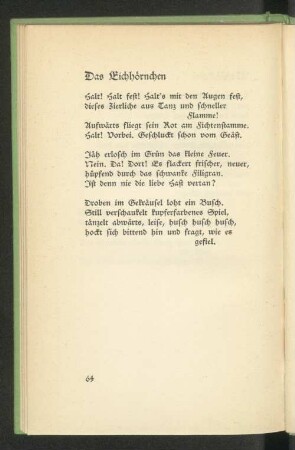 Das Eichhörnchen