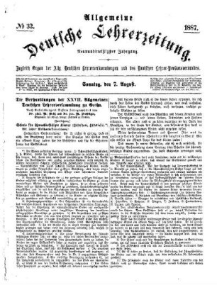 Die Verhandlungen der XXVII. Allgemeinen Deutschen Lehrerversammlung zu Gotha : (Fortsetzung)