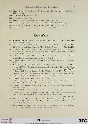 Kaisermünzen (Nr. 935-2095)