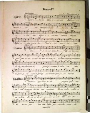 Kurze lateinische Vocal-Messe : für 4 Männerstimmen ... ; op. 15