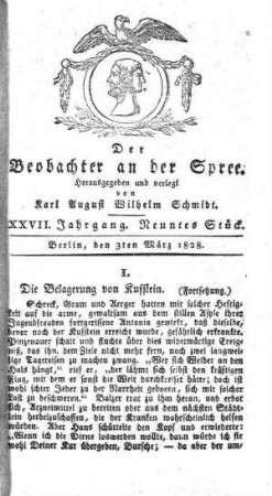 9. Stueck, 3. Maerz 1828
