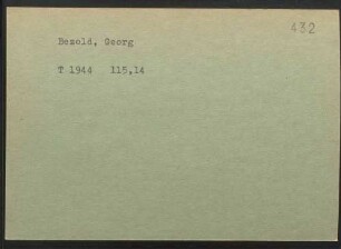 Bezold, Georg