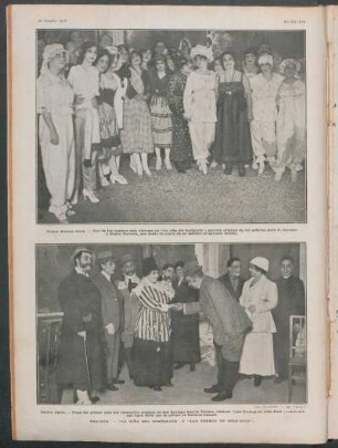 Teatros. : "La riña del fonógrafo" y "Las termas de Colo-Colo".