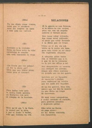 Relaciones
