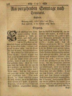 Am vierzehenden Sonntage nach Trinitatis