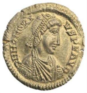 Fundmünze, Solidus, 402 - 406 n. Chr.