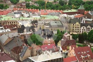Stadtansicht Riga mit Pulverturm von NW