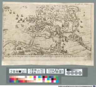 [Hulst]. Welcher gestalt der Erts Herzog vnt Cardinal von Osterereich die statt Hilst jn Flandern belehgert vnt jngenomen Den 1. Aug. A. 1596. als die Ziffer erklem werden