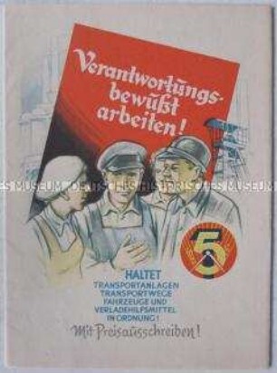 Illustriertes Merkblatt zur Verhütung von Arbeitsunfällen