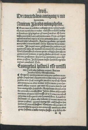 De concordantia antiquorum et modernorum.