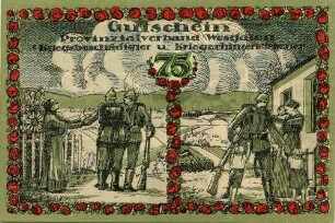 Gutschein - 75 Pfennig