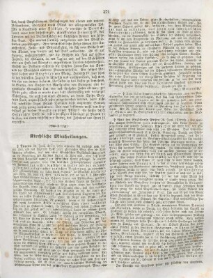 371-372 Kirchliche Mittheilungen