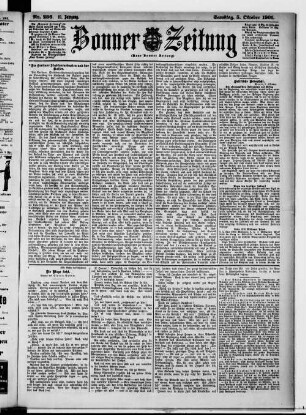 Bonner Zeitung. 1895-1933