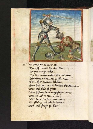 Hildebrand schlägt Sigenot den Kopf ab.