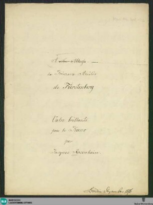 Valse brillante - Don Mus.Ms.Ded. 126 : pf; C