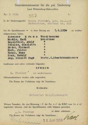 Fischer, Luise