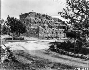 Haus der Hopi : Ein Wohnhaus der Hopi.