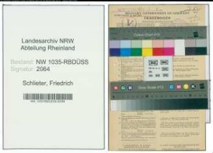 Entnazifizierung Friedrich Schlieter , geb. 25.03.1894 (Steiger)