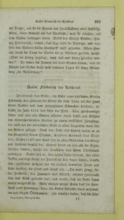 Kaiser Friederich der Rothbart