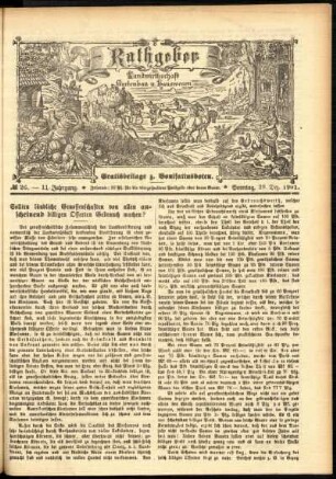 Ausgabe vom Sonntag, den 29. Dezember 1901.