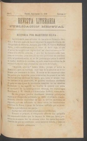 1890,1,5: año 1, entrega 5 (septiembre 15, 1890)