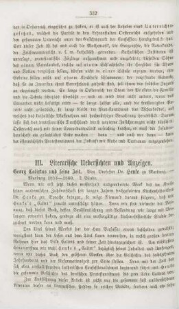 332-344 Literarische Uebersichten und Anzeigen