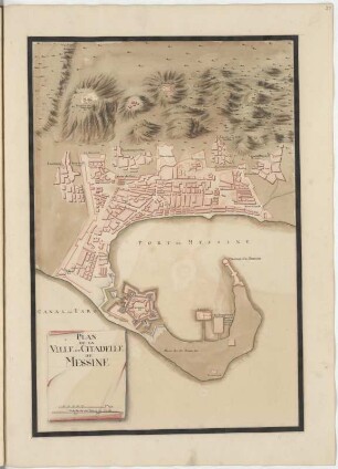 Plan de la Ville et Citadelle de Messine