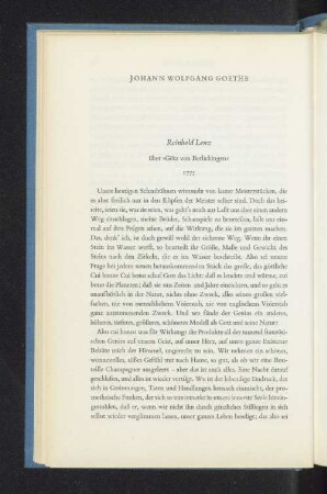 Johann Wolfgang Goethe