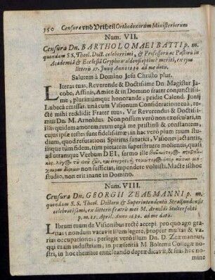 Num. VII. - VIII.