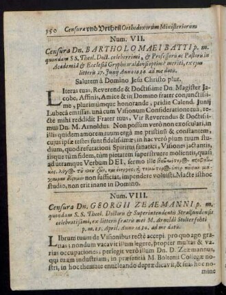 Num. VII. - VIII.