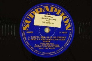 Goin'to ride up in de chariot [Going to ride up in the chariot] : Negro spiritual