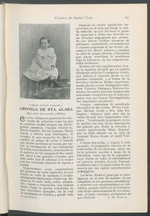 Crónica de Sta. Clara. : Algo sobre las escuelas públicas.