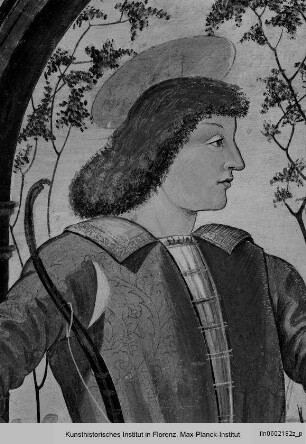 Freskenzyklus : Thronende Madonna mit Heiligen