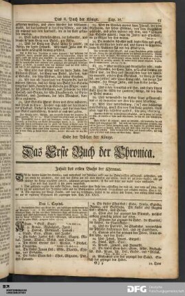 Das Erste Buch der Chronica.
